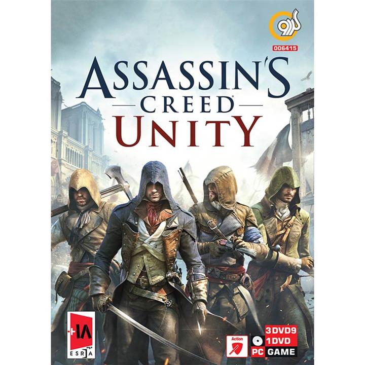 Assassins Creed Unity PC 3DVD9 1DVD5 گردو
